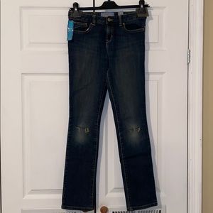 Dark Blue Distressed Jeans